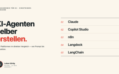 KI-Agenten selber erstellen: Claude, Copilot Studio, n8n, Langdock und LangChain im Einsteiger-Guide