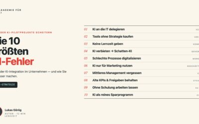KI Fehler vermeiden: 10 Fehler der KI-Integration