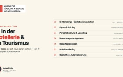 KI in Hotellerie & Tourismus: 7 Use Cases | Praxisguide