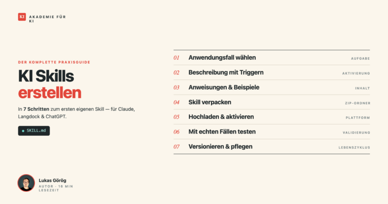 KI Skills erstellen 2026: Anleitung, Aufbau & Vorlage