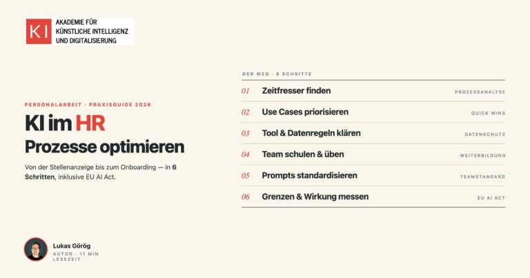 KI im HR: So optimieren Sie Ihre HR-Prozesse mit Künstlicher Intelligenz